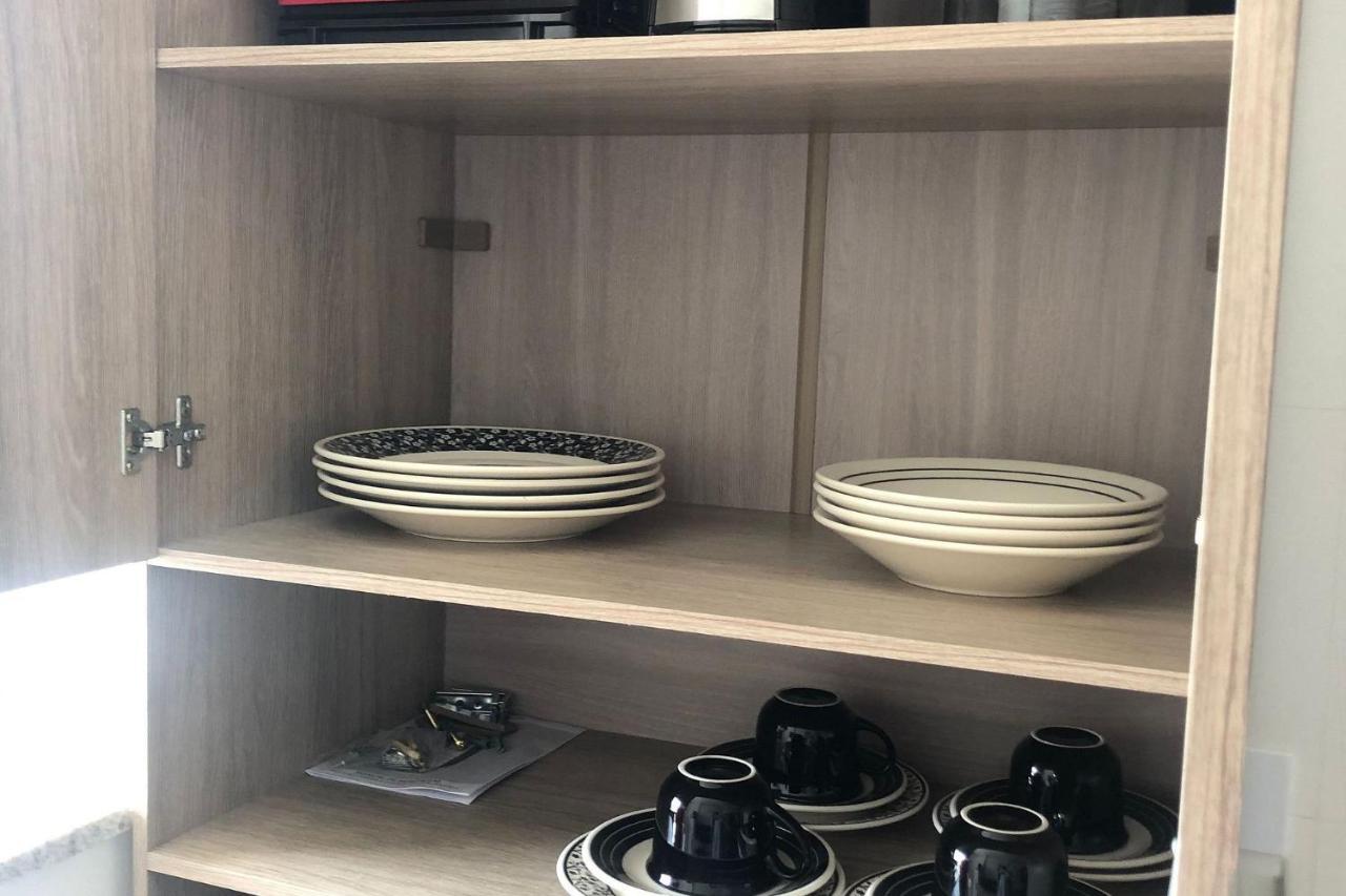 Apartamento 1 dormitório no Boqueirão com Piscina, 50 metros da Praia Praia Grande  Exterior foto